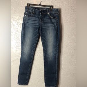 american eagle jeans women skinny mild stretch size 10